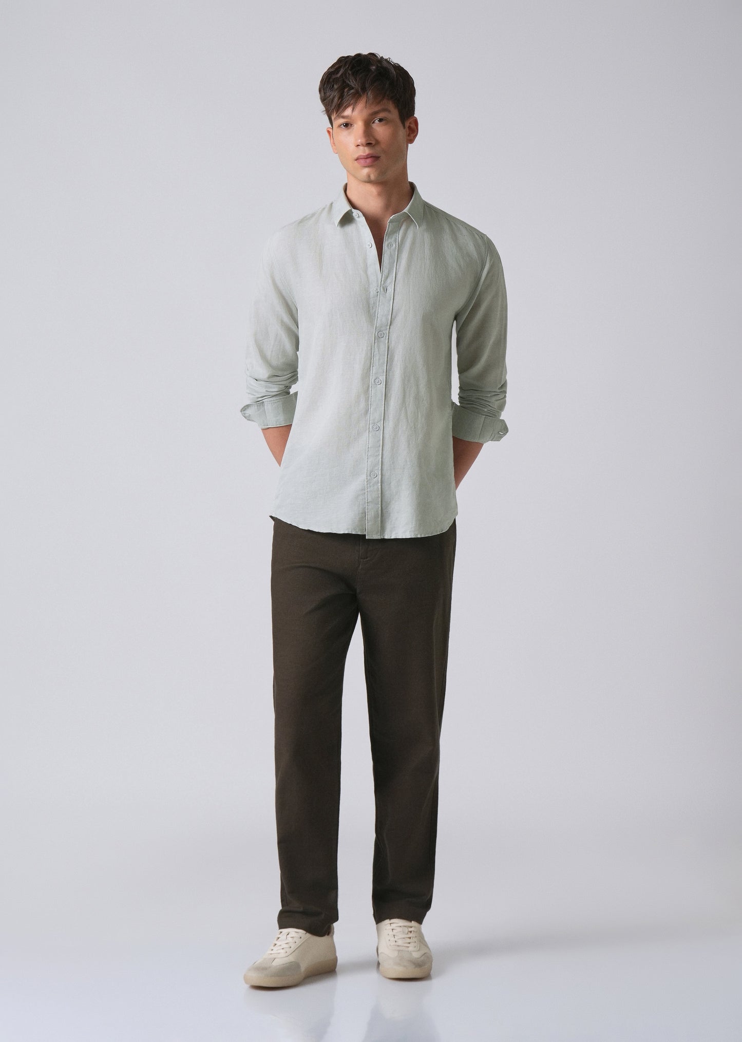 Light Grey Linen Shirt