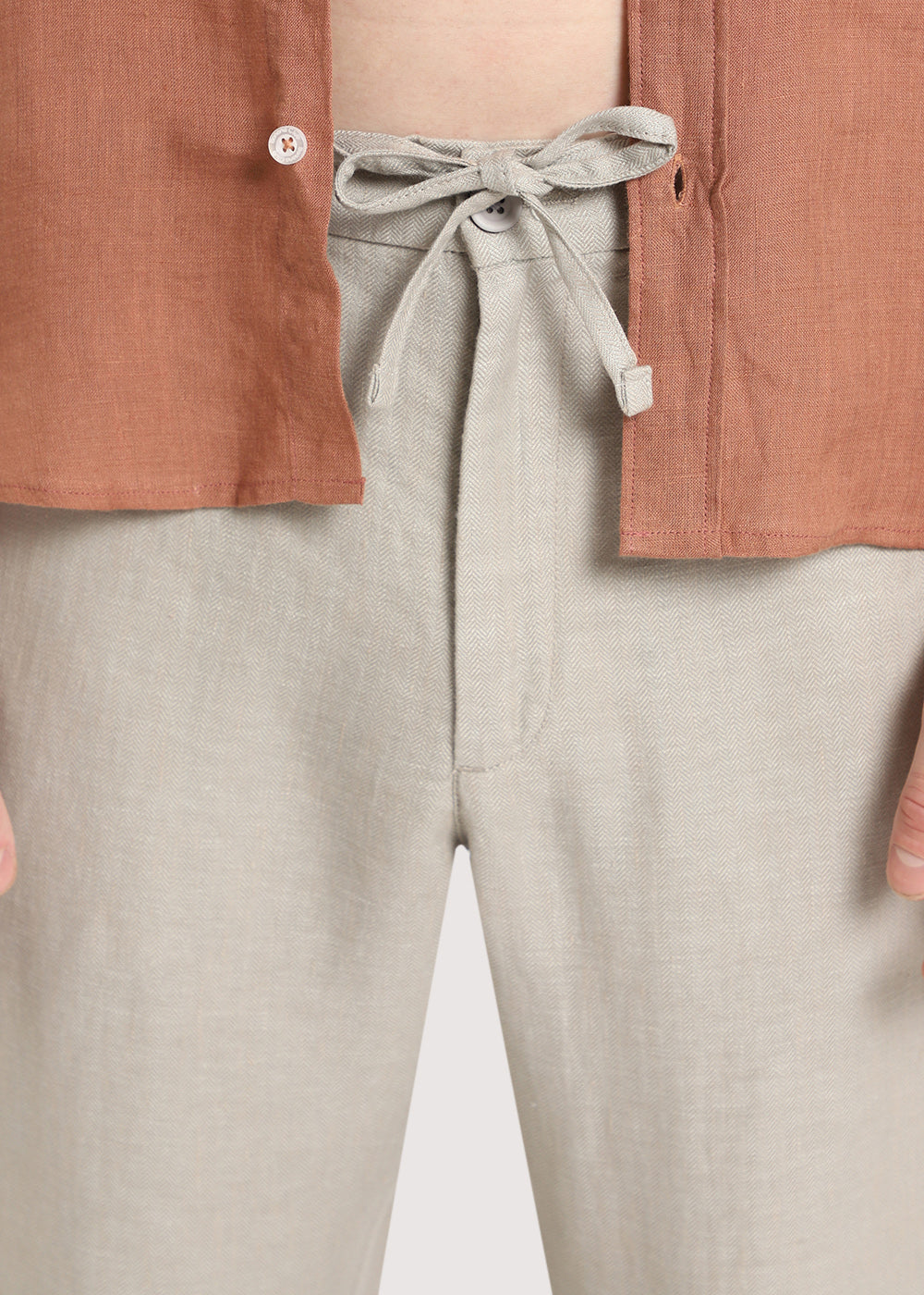 Light Grey Linen Pant