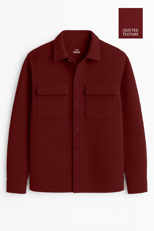 Oversized Textured Shackets