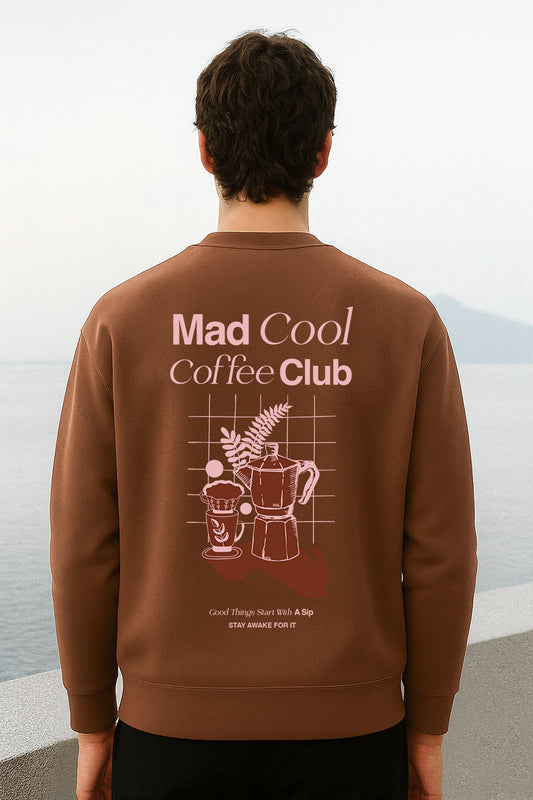 Mad Cool Coffee Club Oversized Sweatshirt