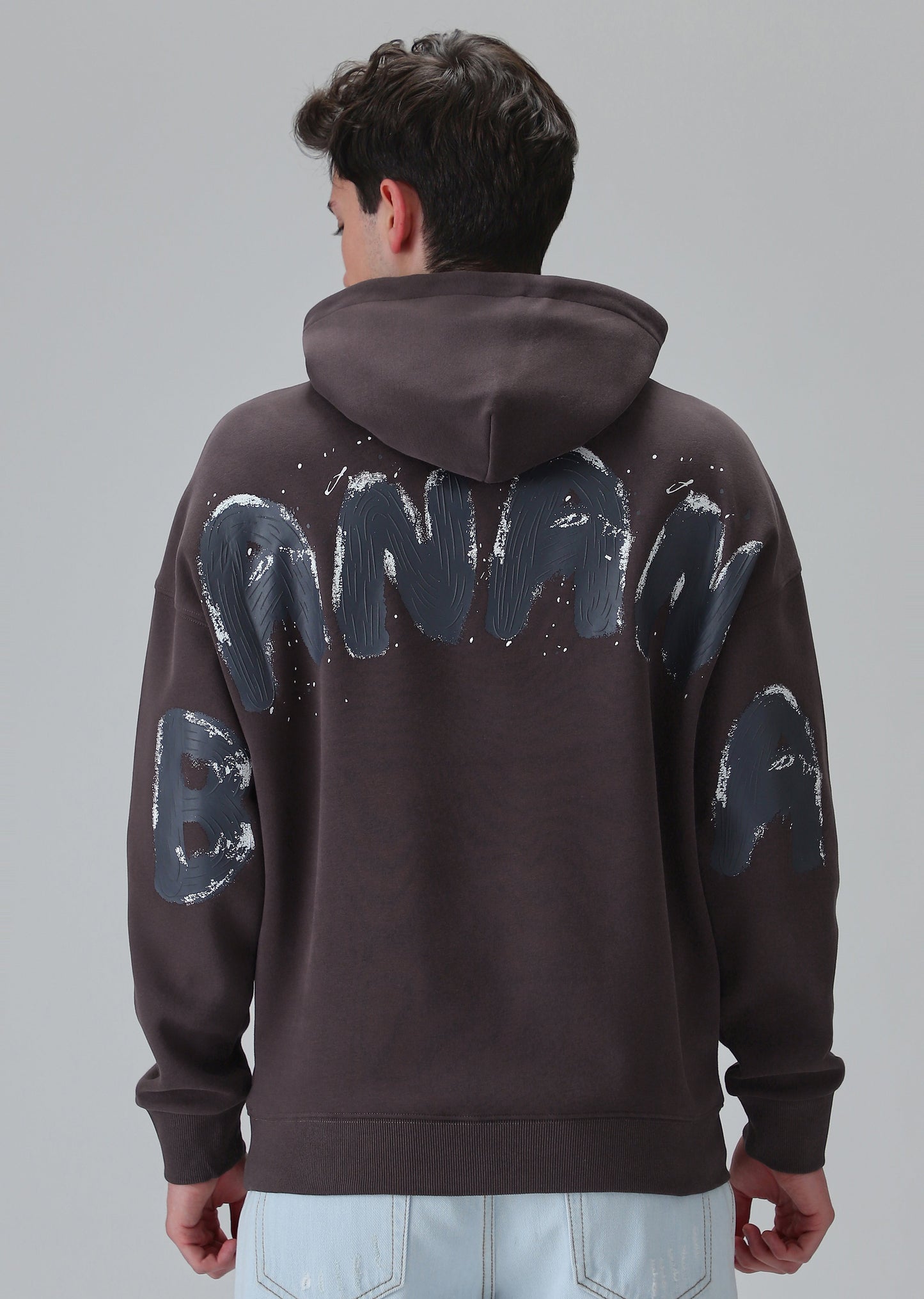 Mauve Embossed Hoodie