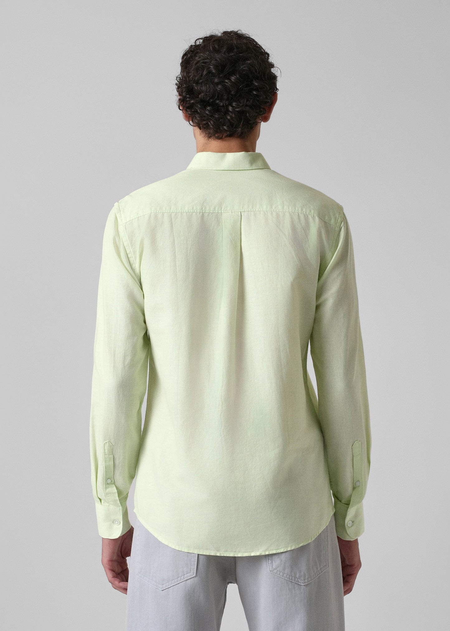 Mint Pastel Green Cotton Linen Shirt