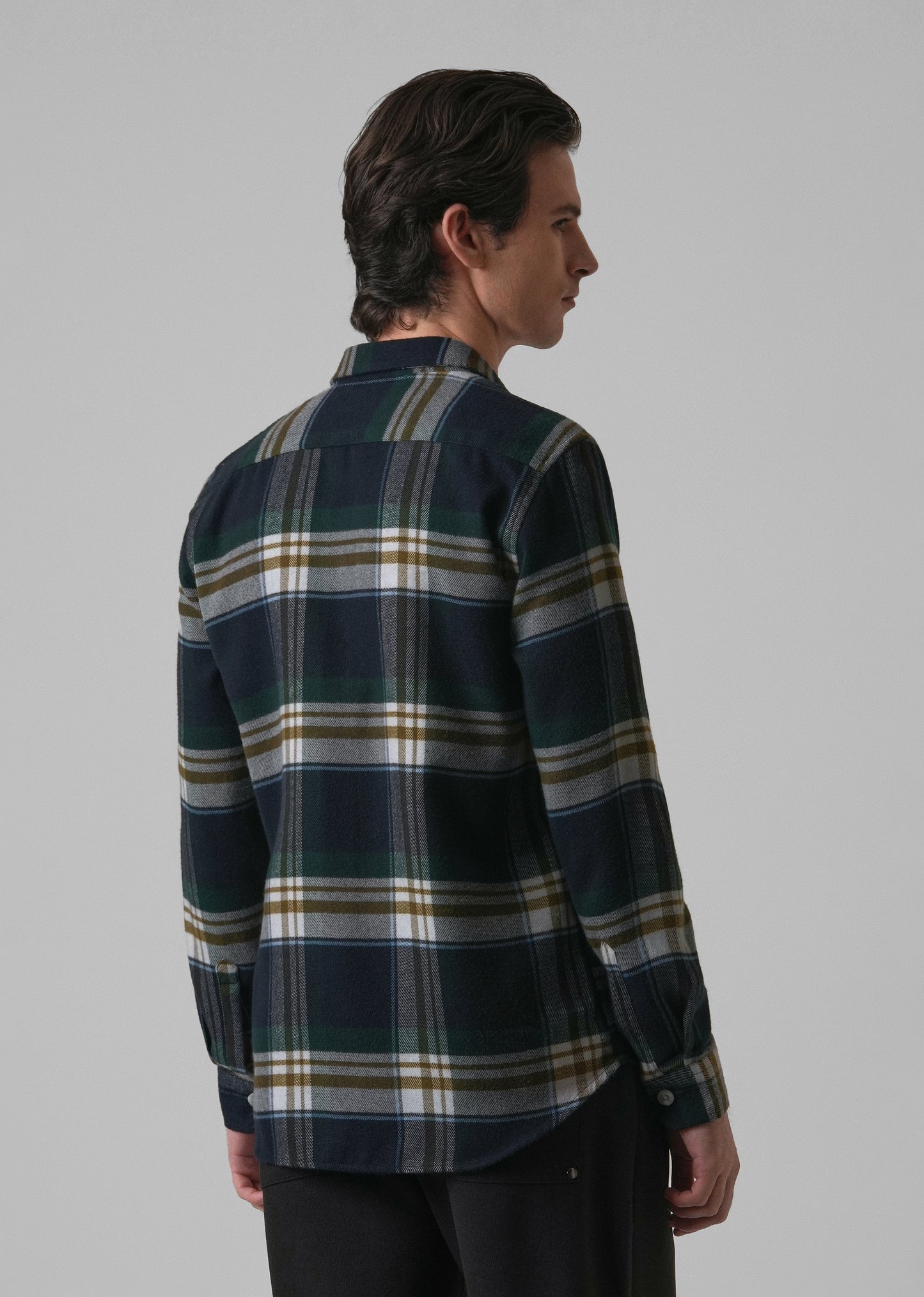 Modest Brushed Cotton Check Shirt