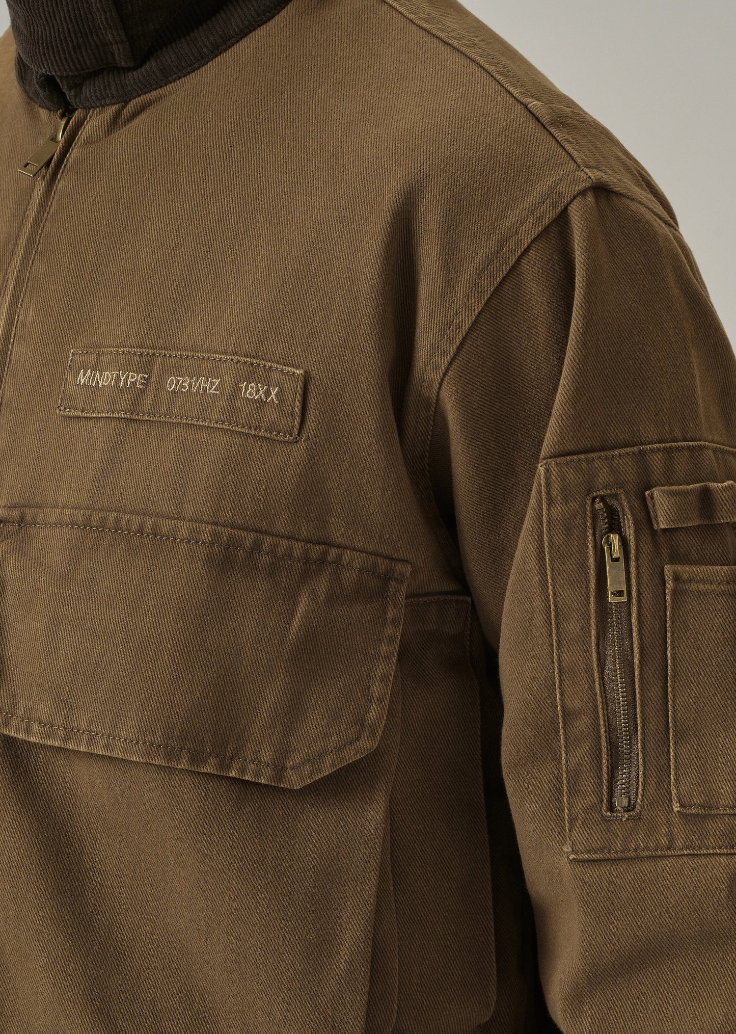Brown Multi-Pocket Jacket