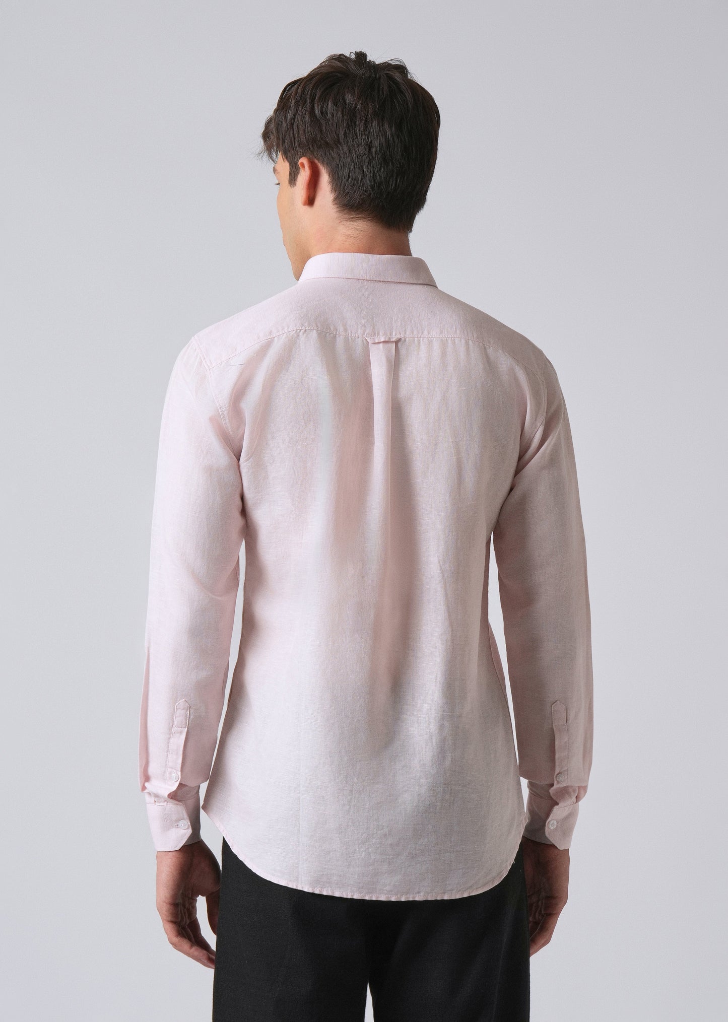 Pink Linen Shirt