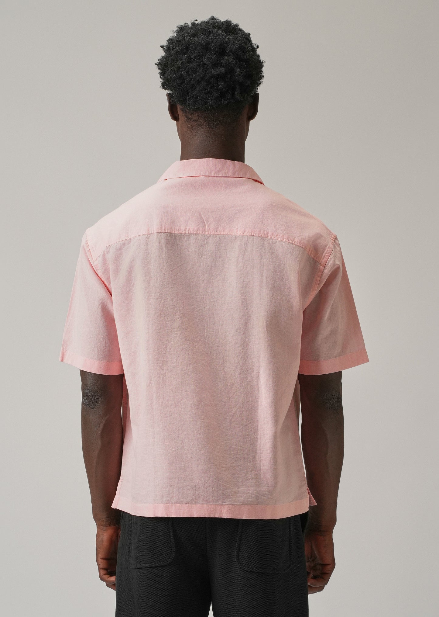 Pink Cotton/Linen Shirt