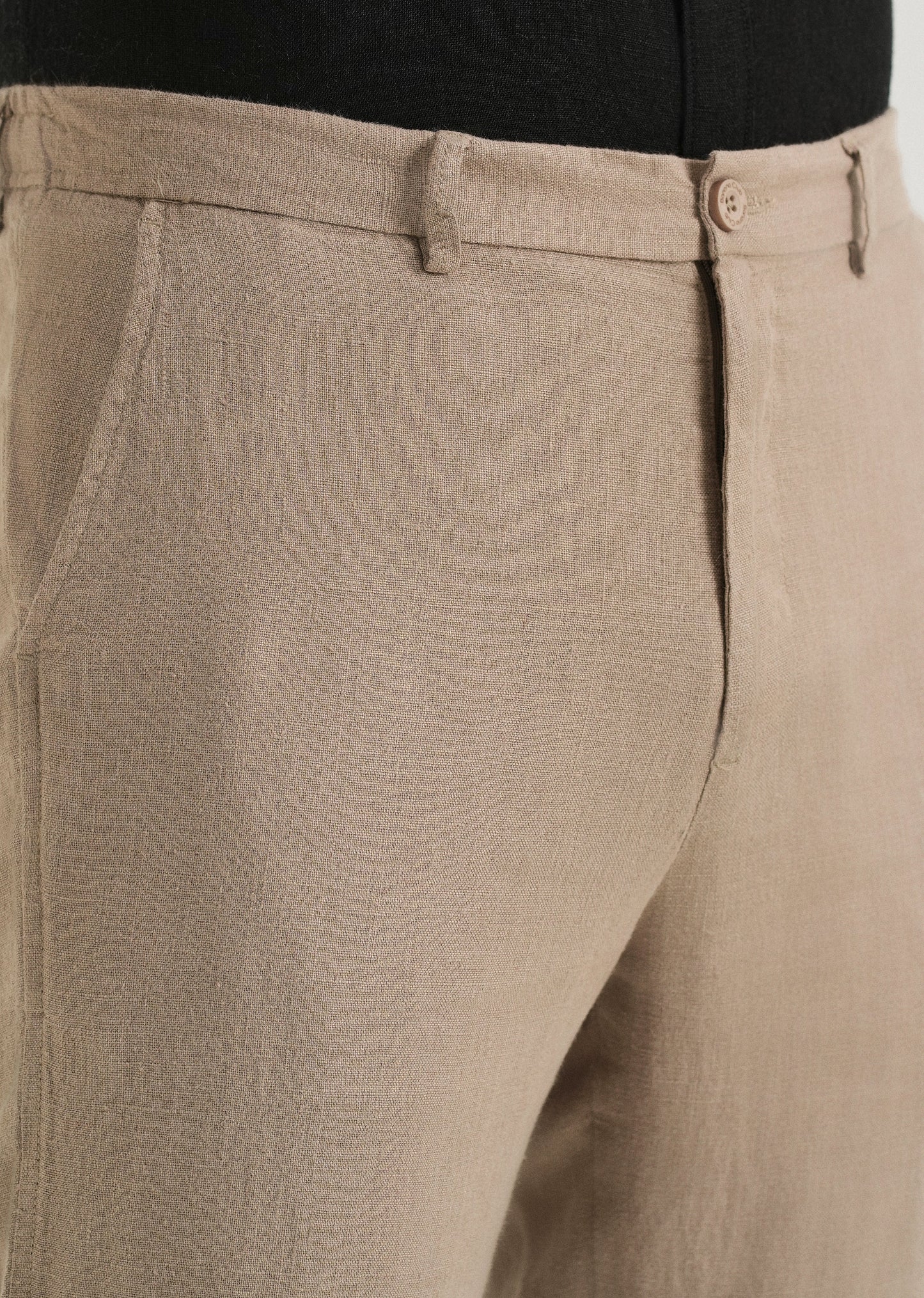 Sand Brown Linen pant