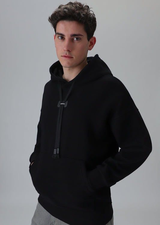 Solid Black Hoodie