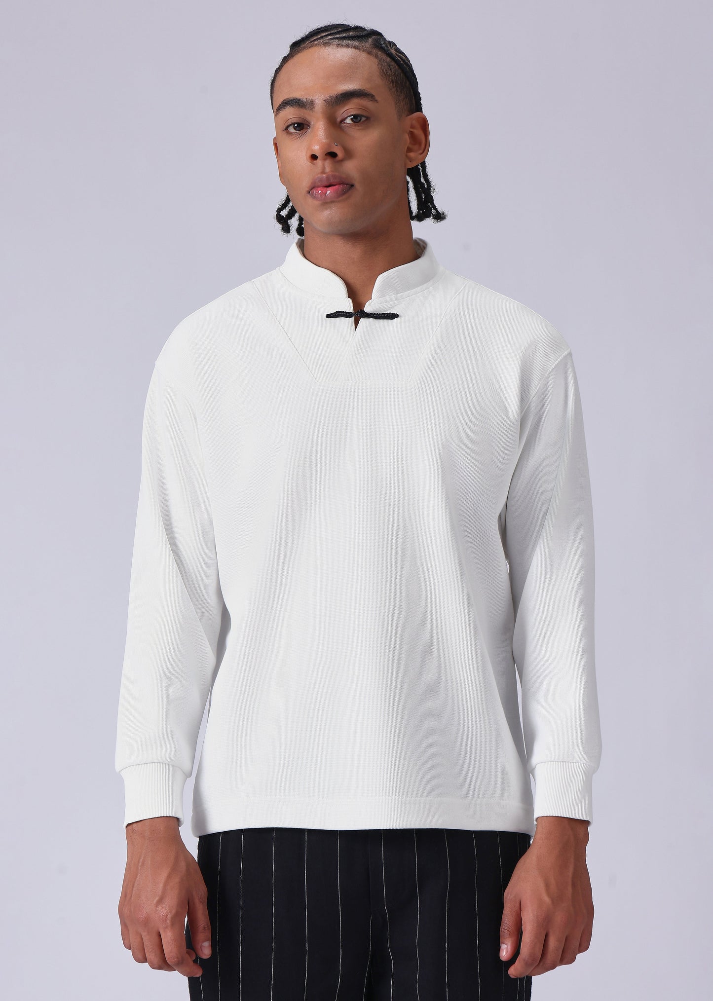 Solid White Sweatshirt