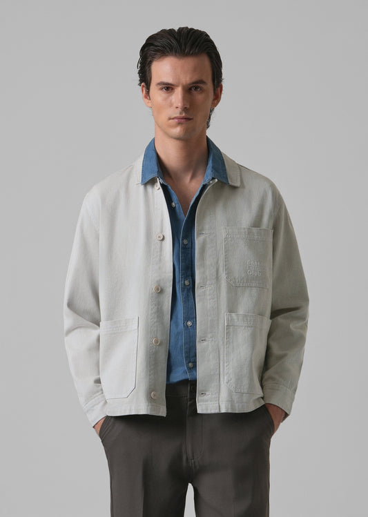 Storm Grey Cotton Drill Jacket