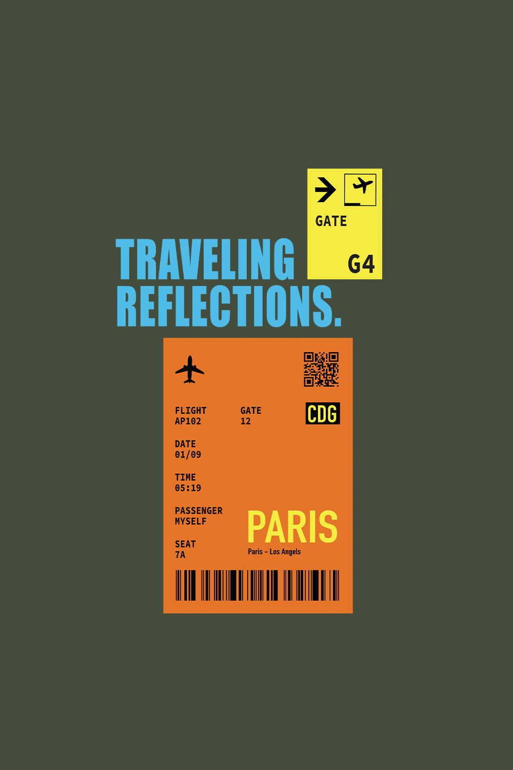 Travelling Reflections Classic Sweatshirt
