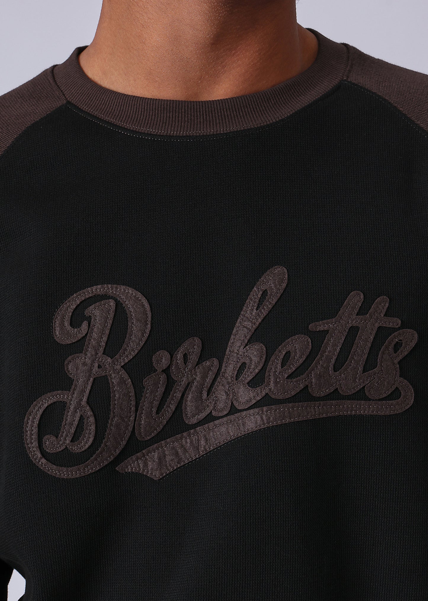Typography Brown Sweatshirt
