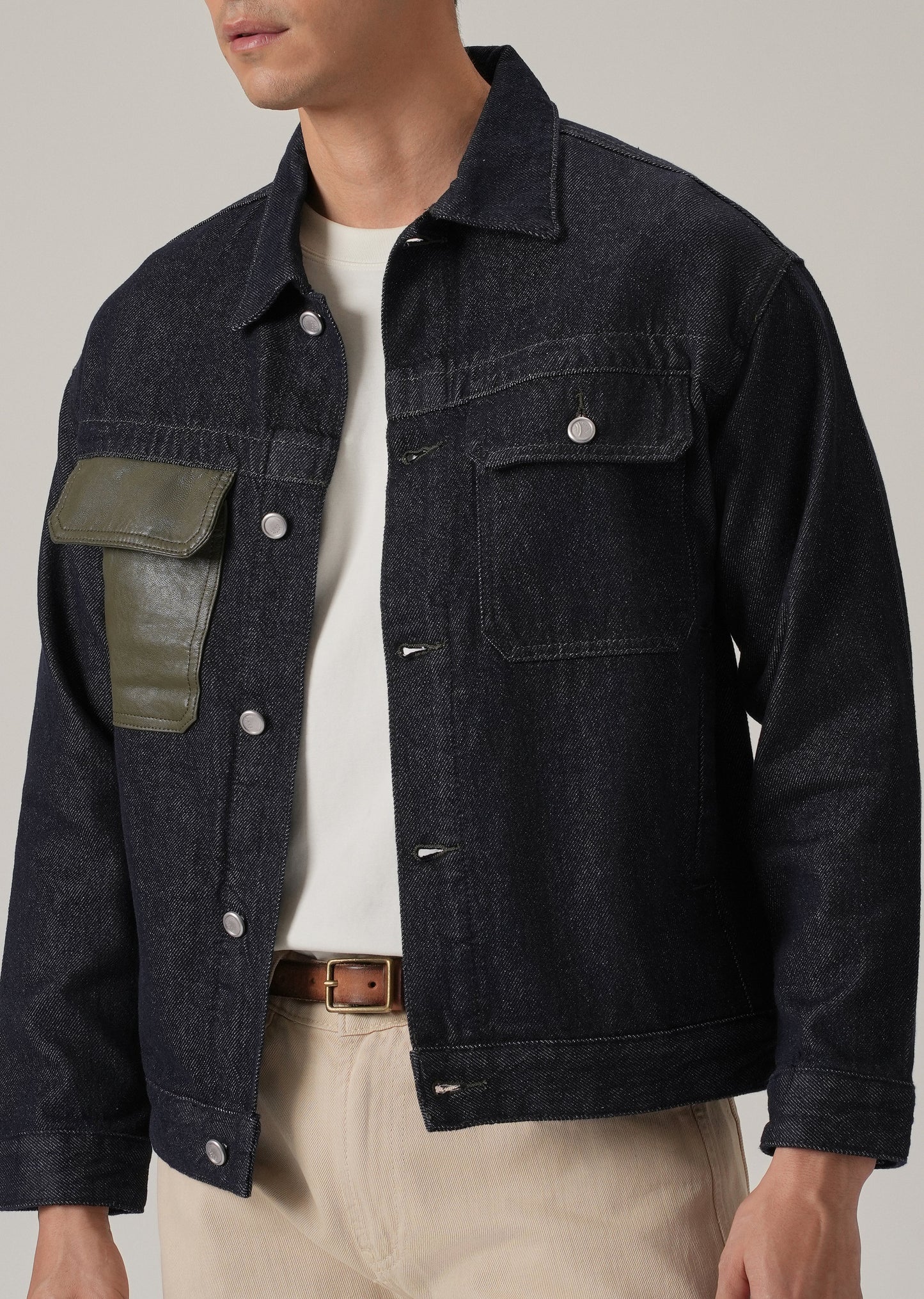 Utility Pocket Denim Jacket
