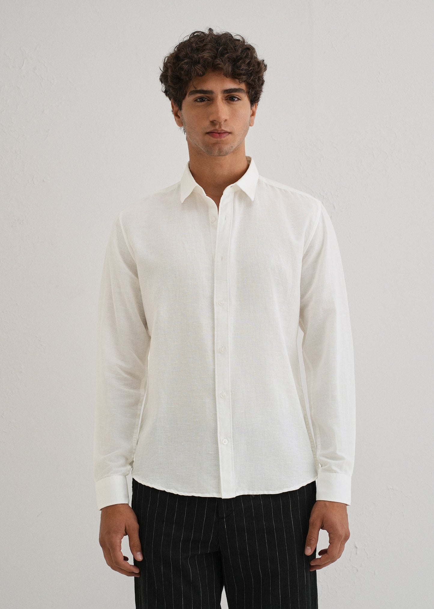 White Linen Shirt