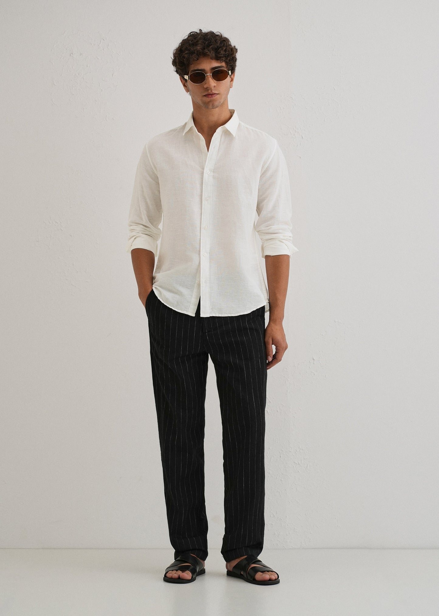 White Linen Shirt