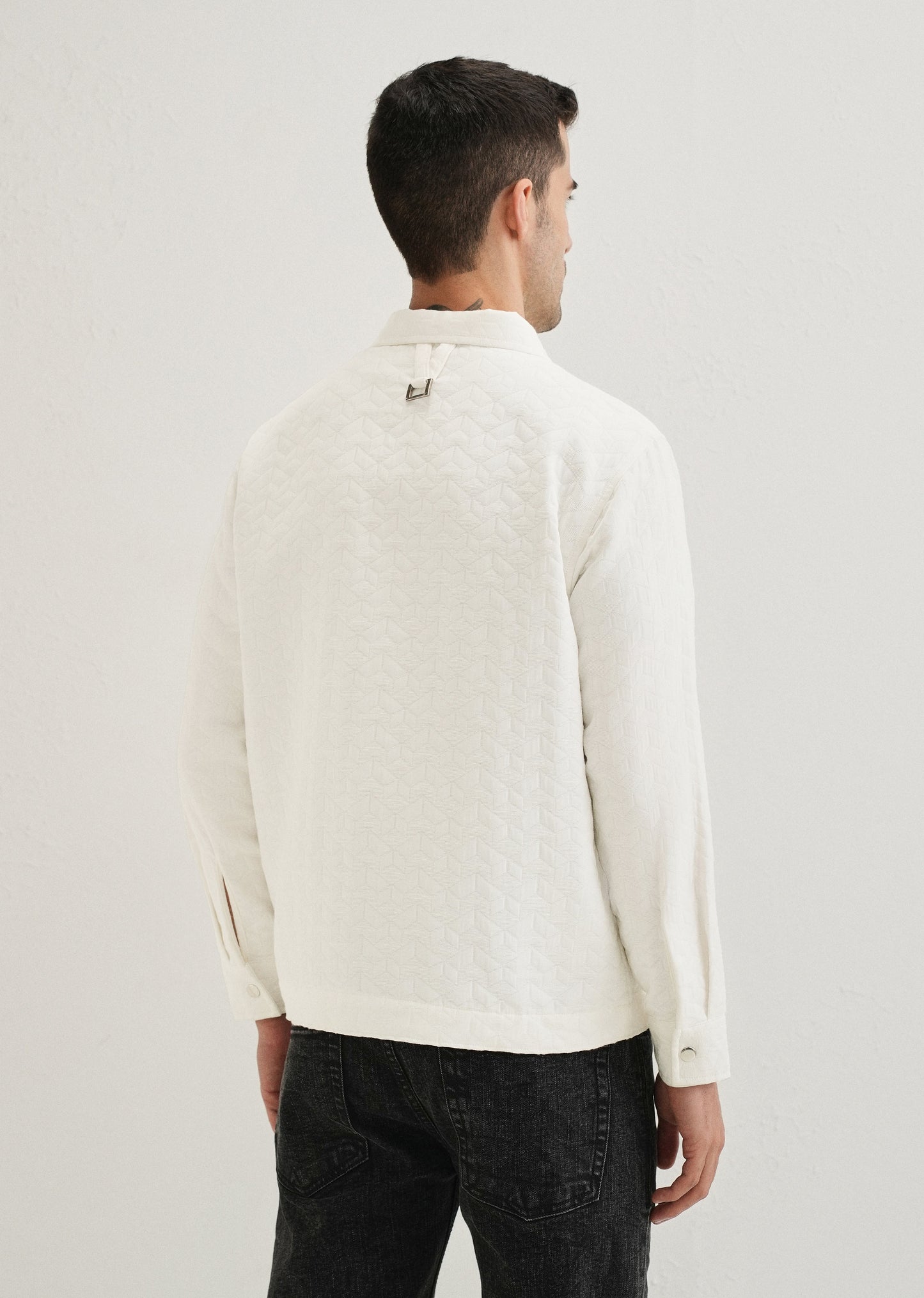 White Utility Shacket