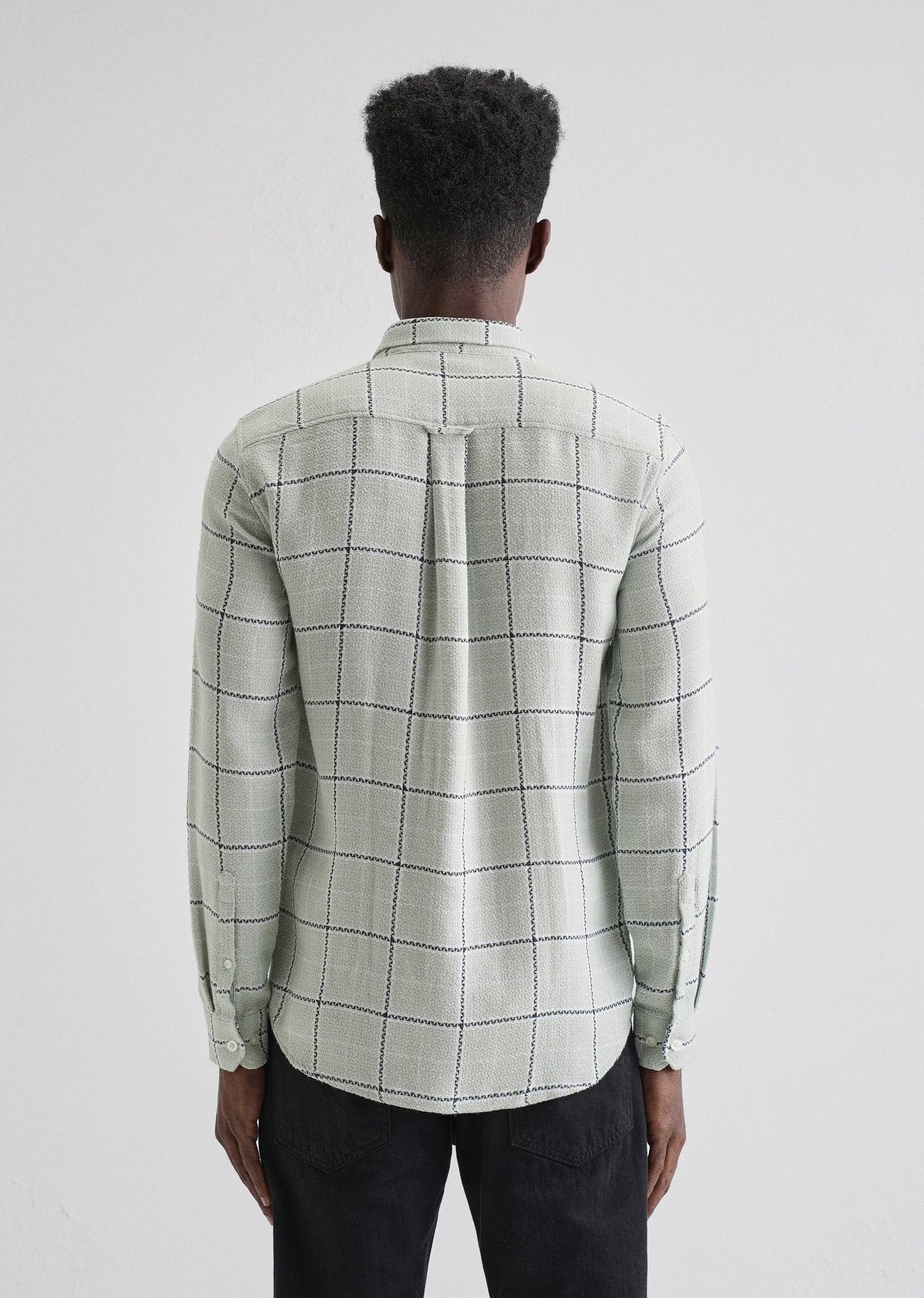 Widegrid Green Check Shirt
