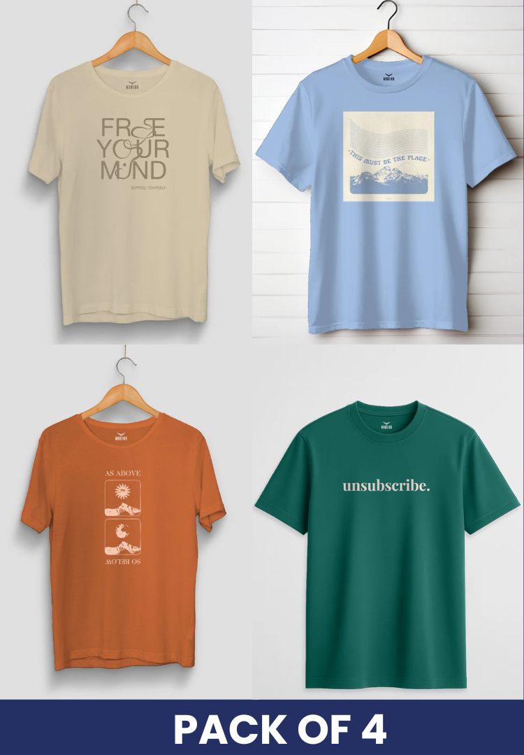 The Best-seller T-shirts (Pack of 4)