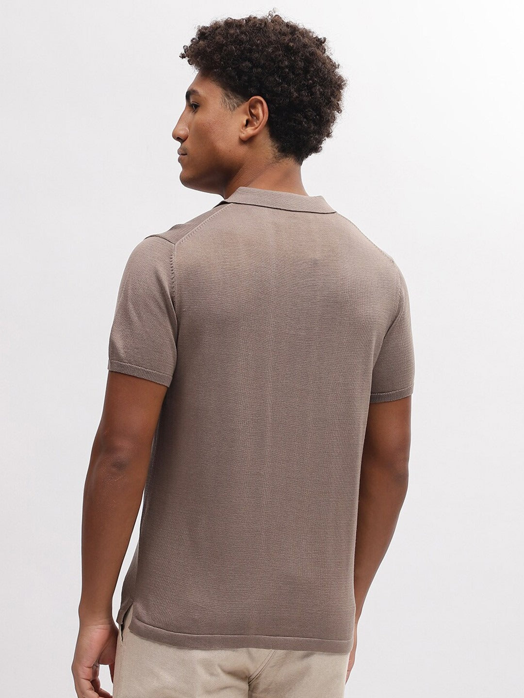 Polo Collar Short Sleeves T-Shirt for Men