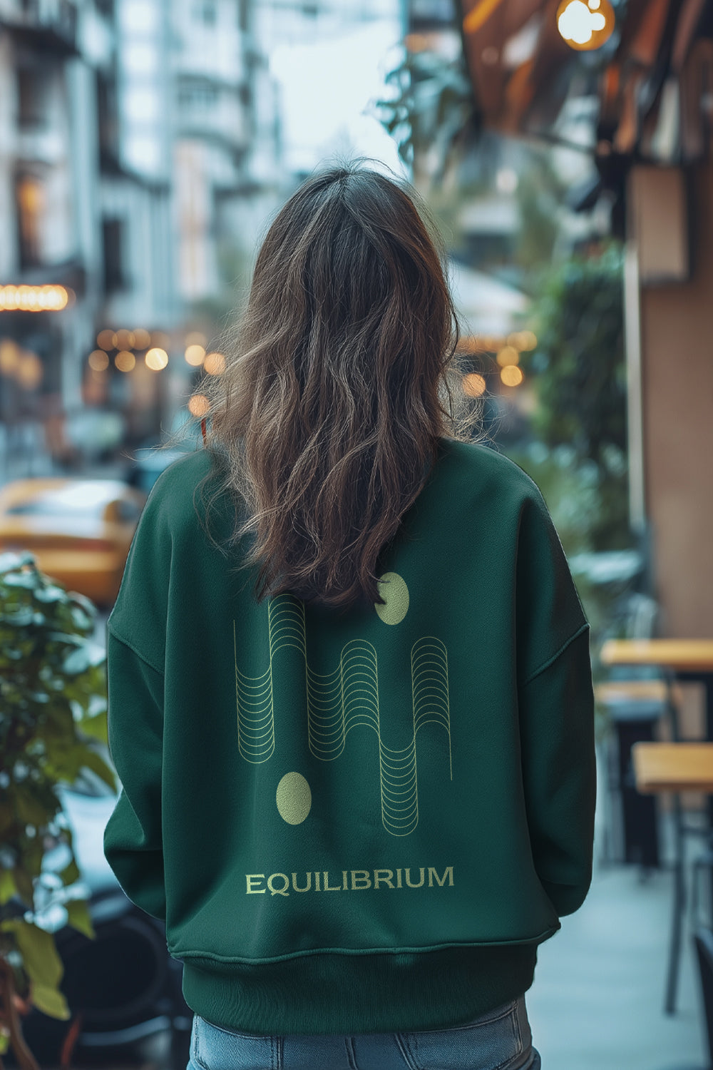 Unisex Fit Equilibrium Oversized Sweatshirt