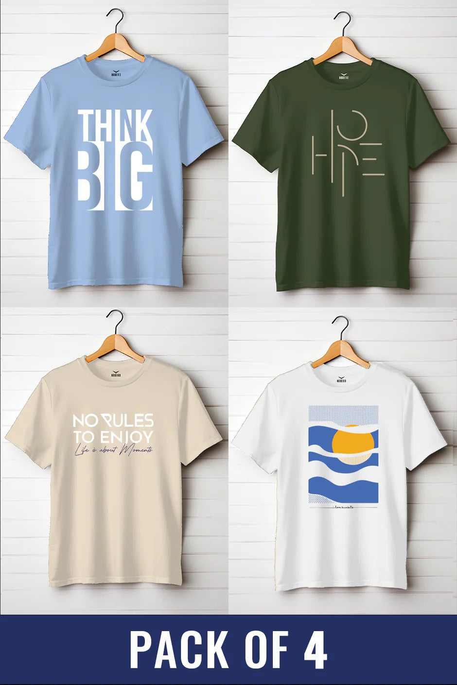 The Best-Seller T-Shirts – (Pack of 4)