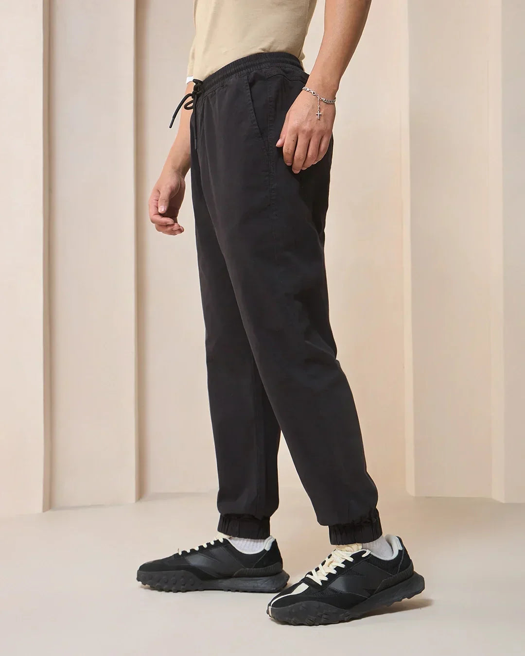 Men's Black Joggers
