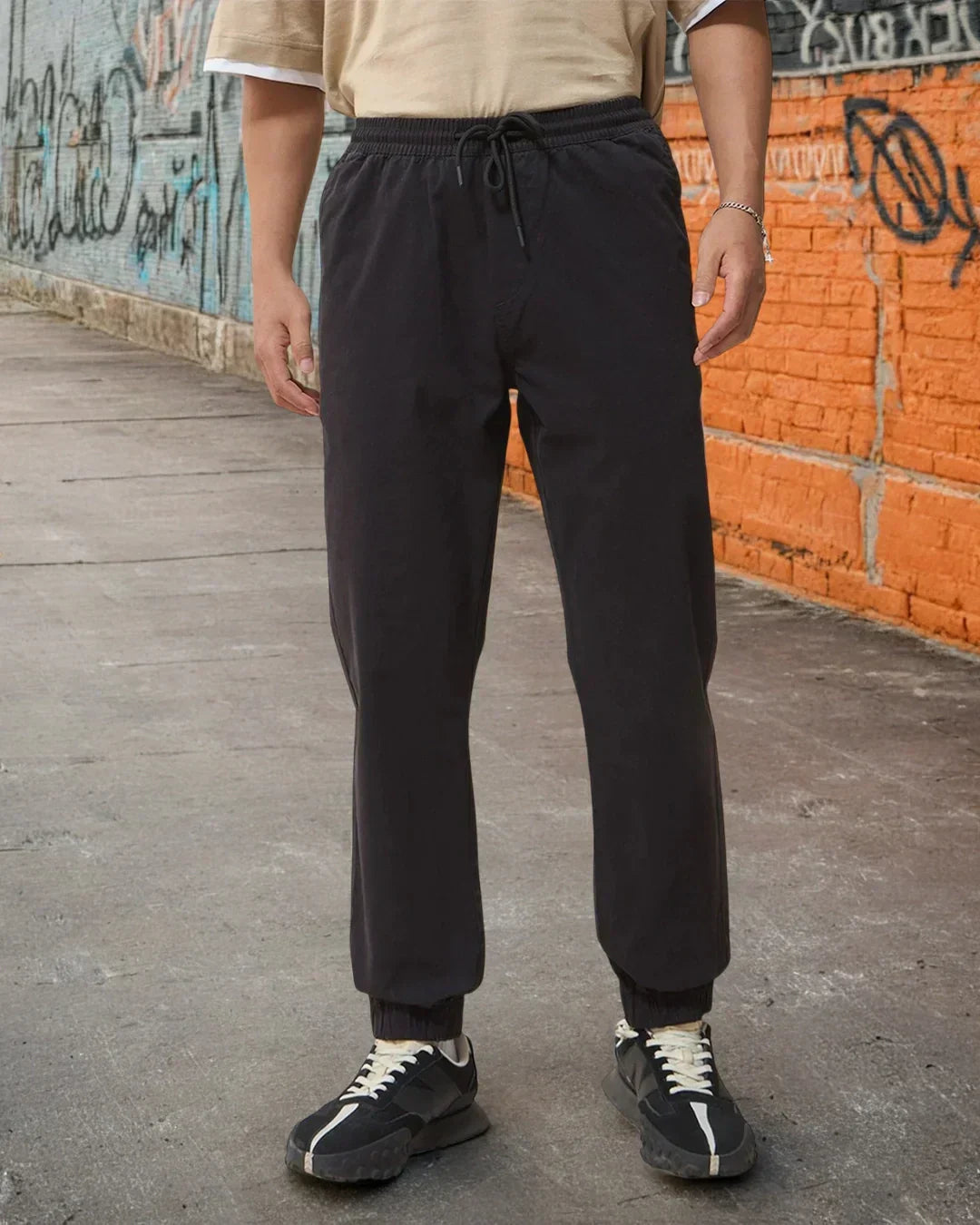 Men's Black Joggers