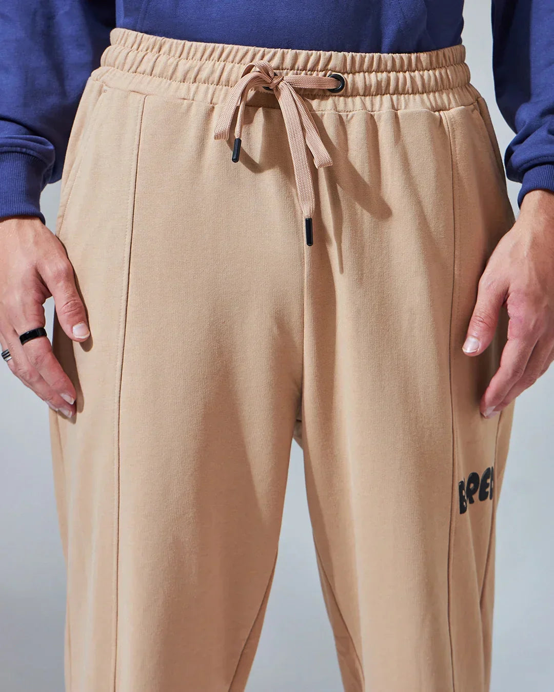 Men's Brown Super Loose Fit Joggers