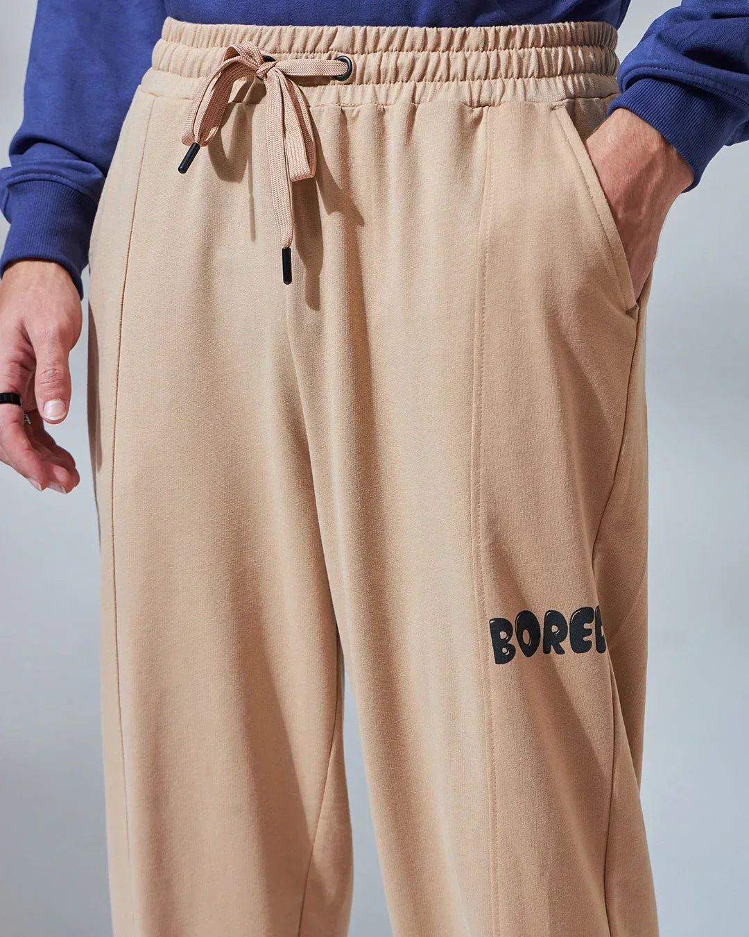 Men's Brown Super Loose Fit Joggers