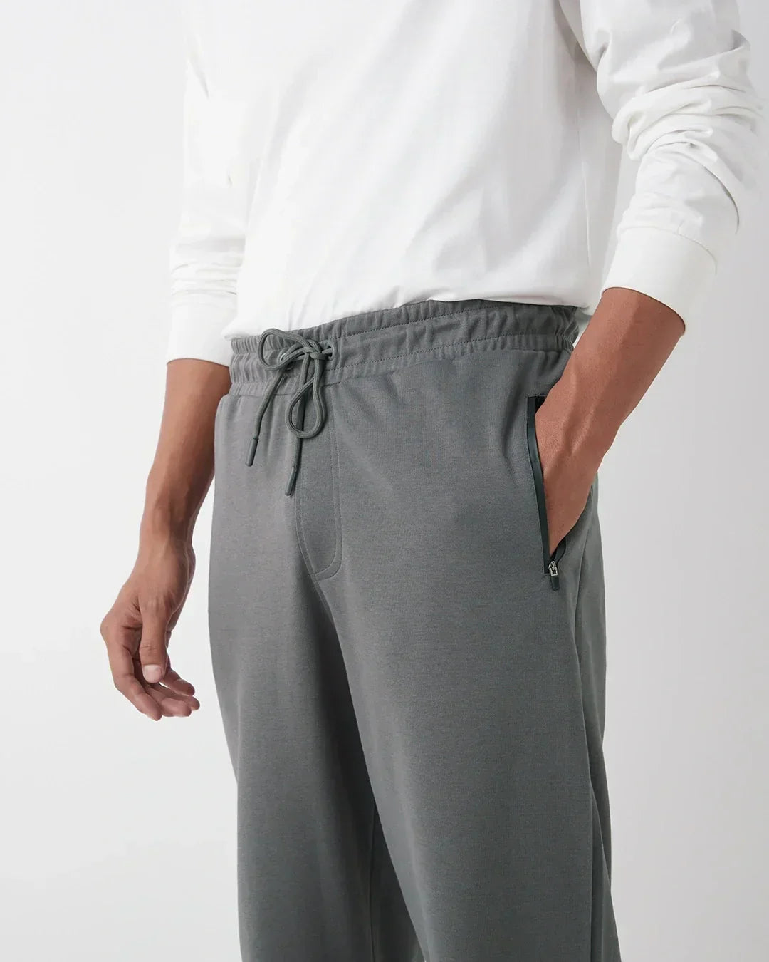 Men's Charcoal Grey Oversized Joggers