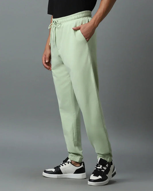 Men's Green Oversized Joggers
