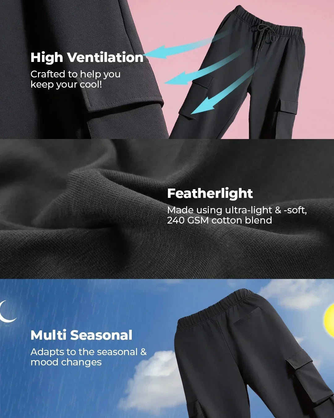 Men's Green Oversized Joggers