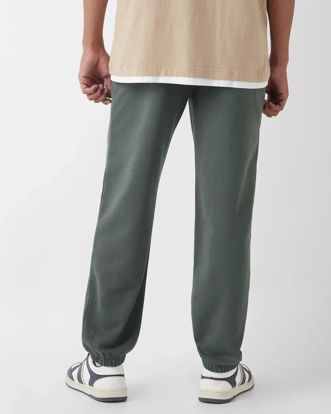 Men's Grey Oversized Joggers