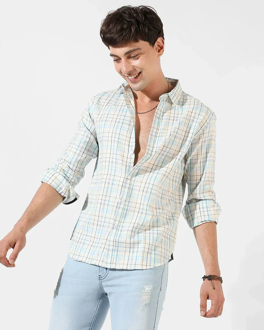Men's Multicolor Checked Shirt