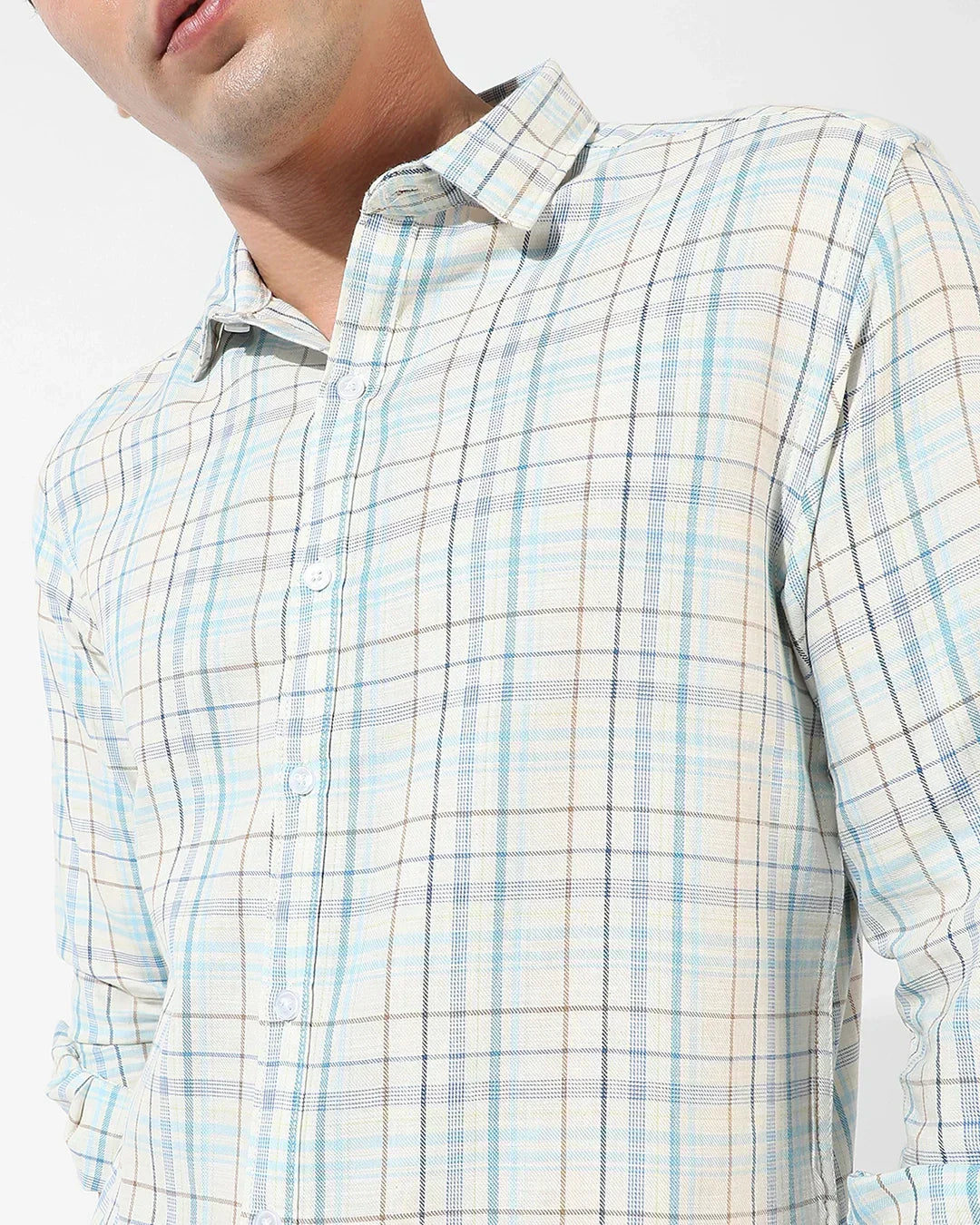 Men's Multicolor Checked Shirt