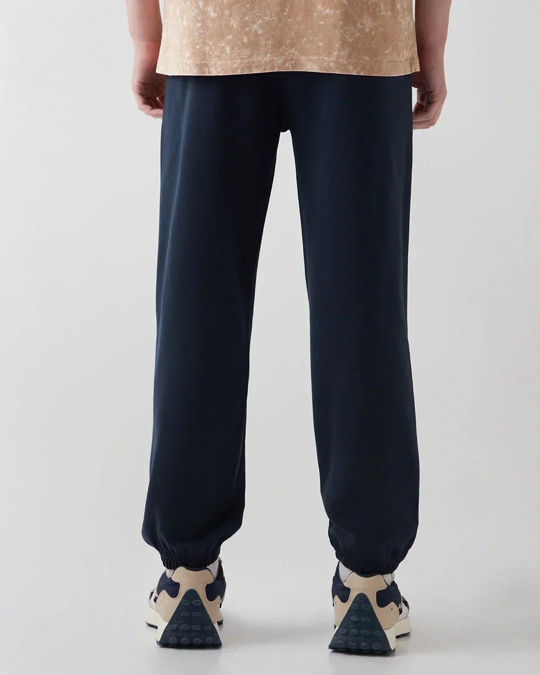 Men's Navy Blue Oversized Joggers