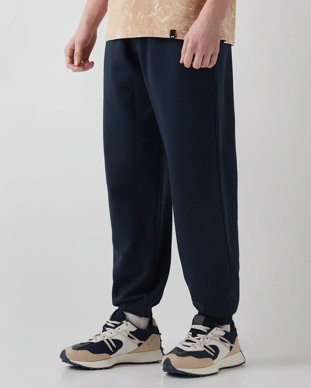 Men's Navy Blue Oversized Joggers