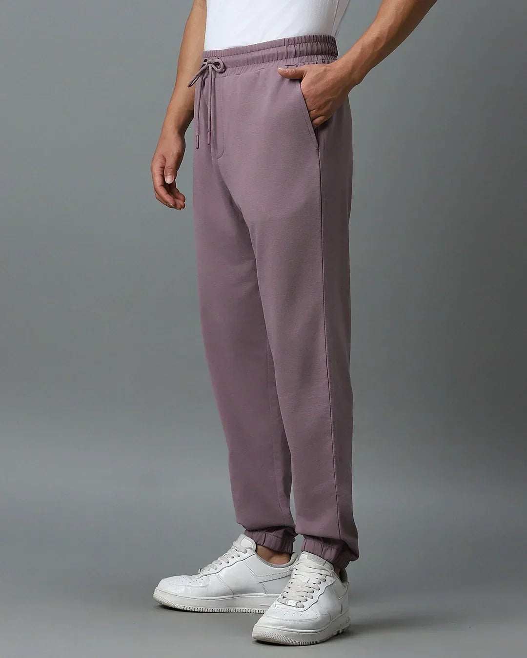 Men's Purple Oversized Joggers