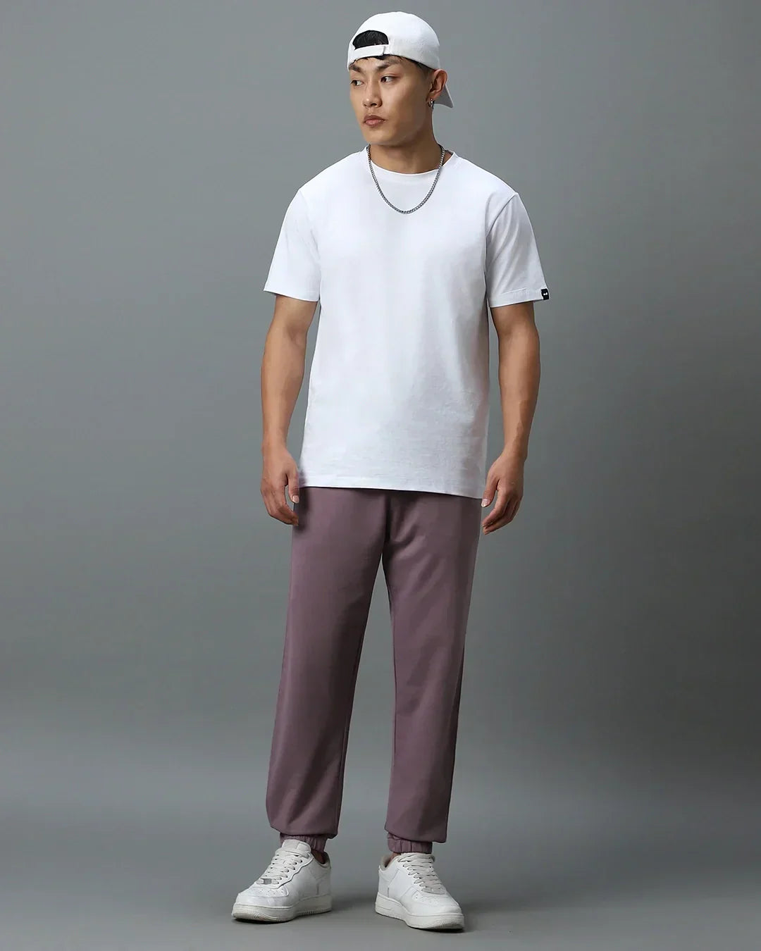 Men's Purple Oversized Joggers