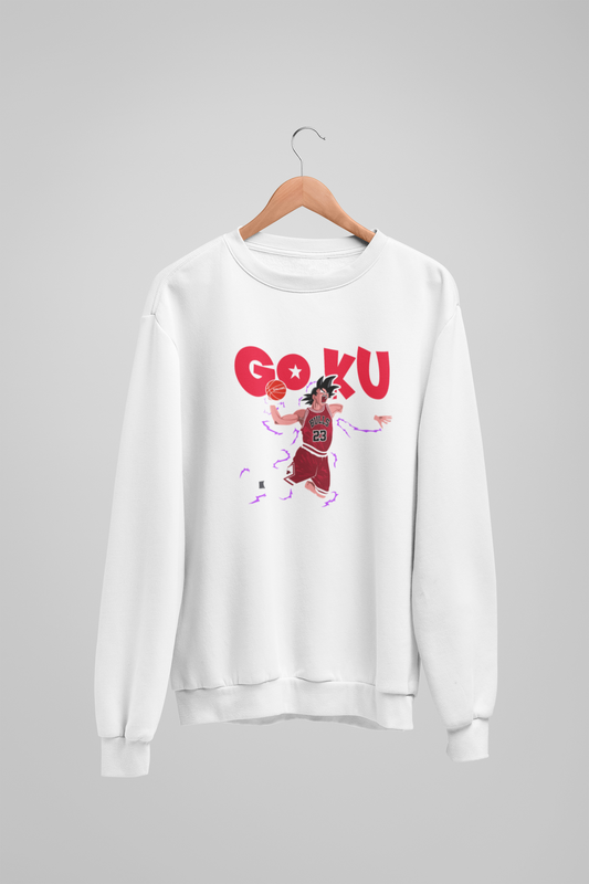 Anime White Sweatshirt
