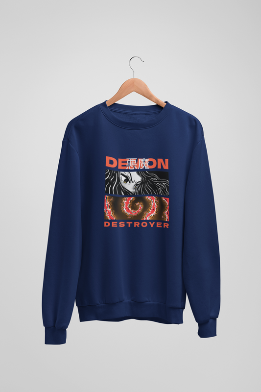 Demon Desstroyer Navy Sweatshirt