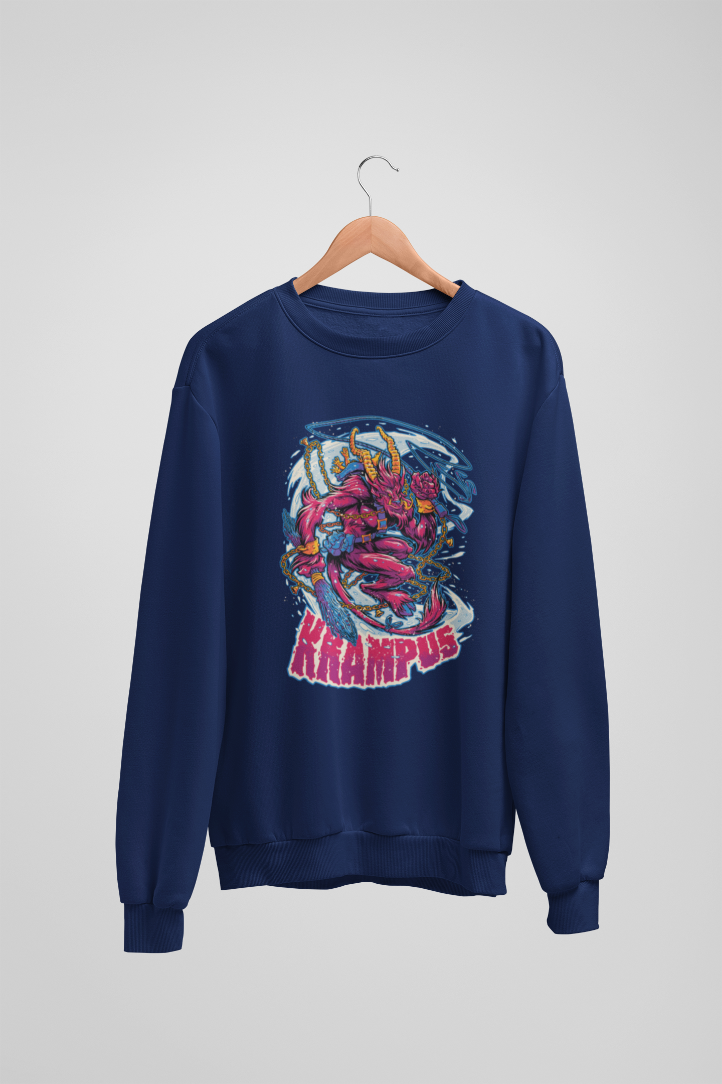 Krampus Navy Sweatshirt